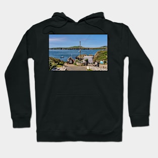 The road to St Justinians Harbour, Pembrokeshire Hoodie